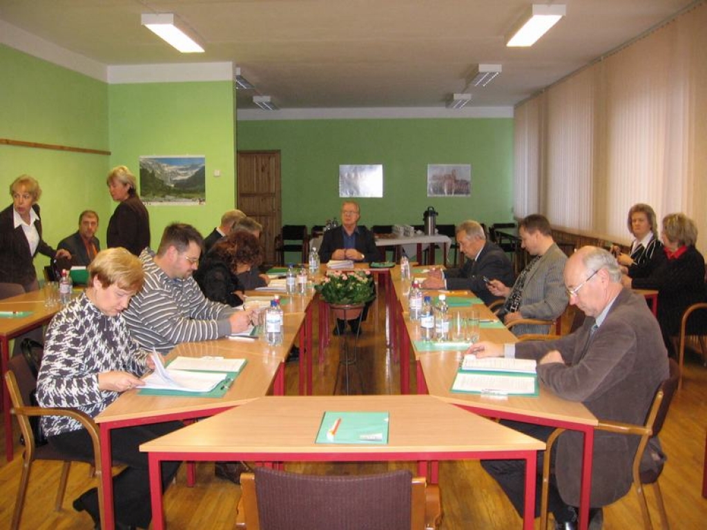 Izbraukumā. Aizkraukles novada domes sēde šoreiz notiek novada ģimnāzijā.
Autors: Silvija Piļka