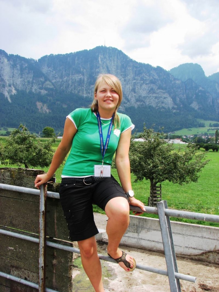 SMAIDOŠA UN ENERĢISKA. Lāsma Šveicē, “Eiropas rallija 2008” laikā. 