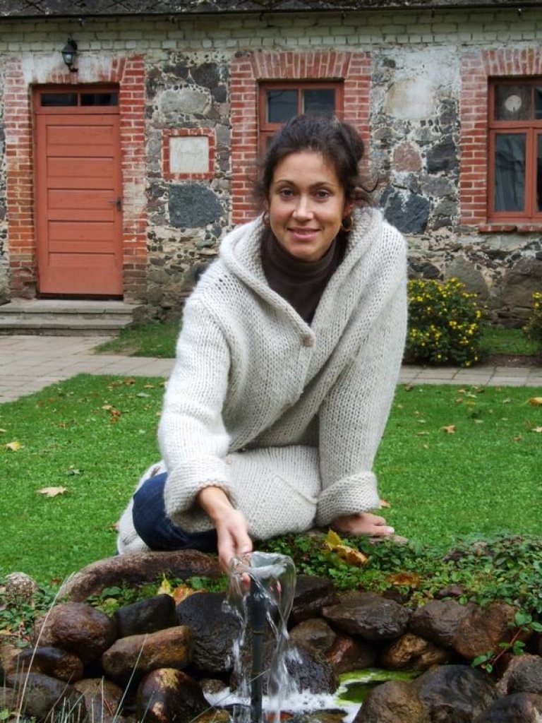 MŪZIKA. Arī ūdens čalošana ir sava veida mūzika — uzskata Kristīne Ozoliņa.