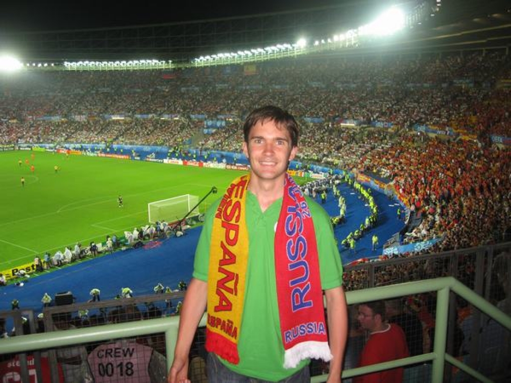 GRIEĶU FANS. Zalcburgā dienā, kad Grieķija spēlēja ar Krieviju.