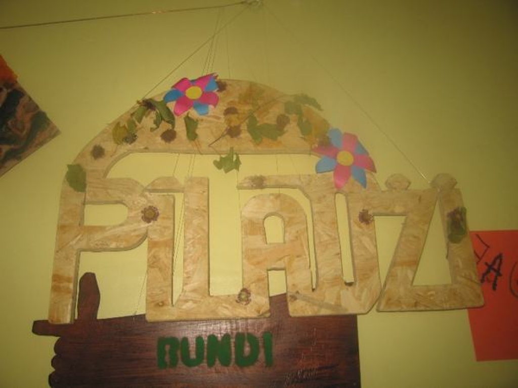 TĀLU PAMANĀMS. 8. klases skolnieces Megijas Paškovas izveidotais māju nosaukums  “Pīlādži”.