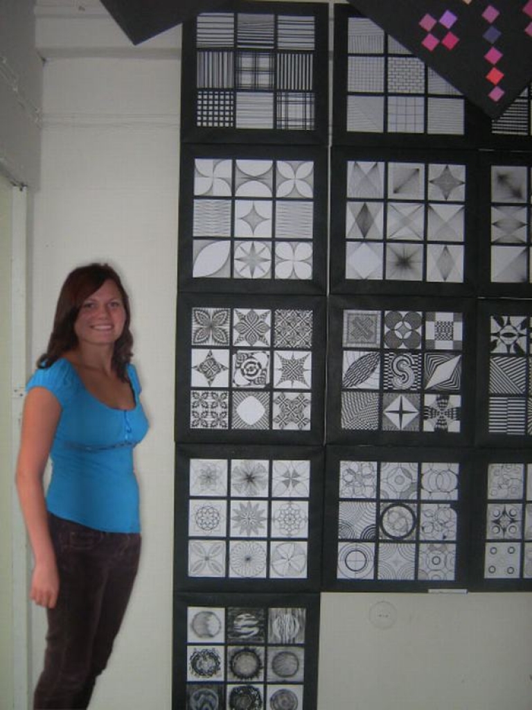  Rada mākslas darbus. Zīmēšana un gleznošana ir Līgas mīļākie mācību priekšmeti.