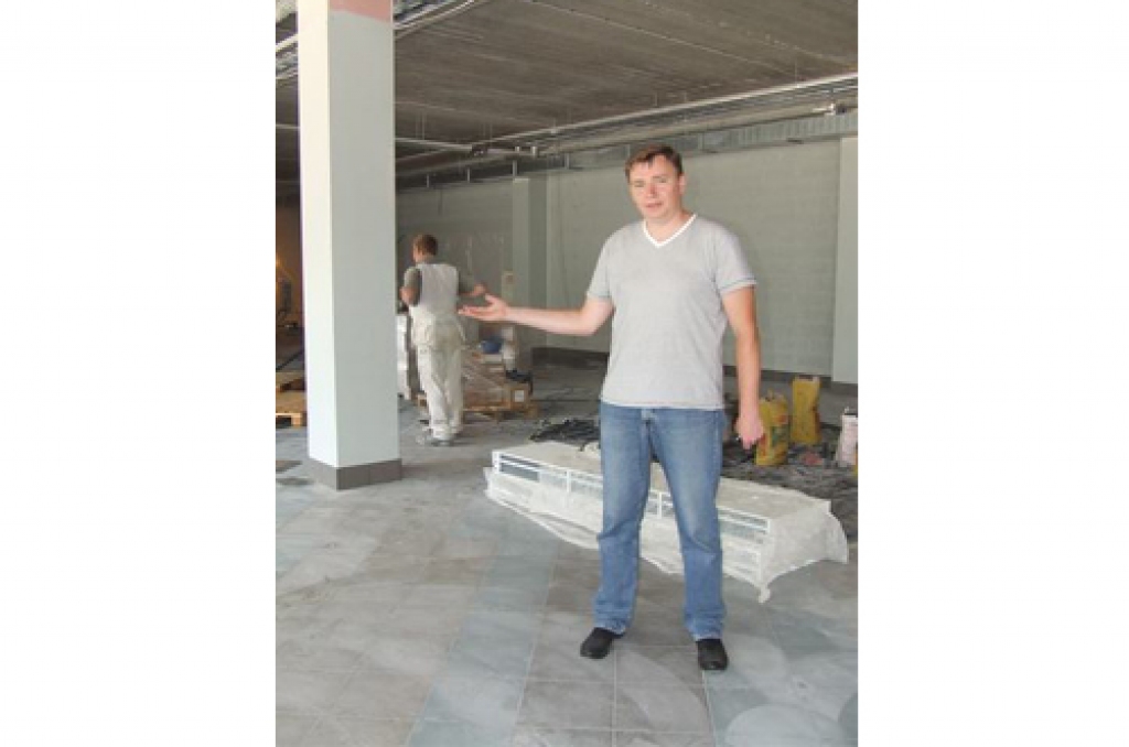 Aizkraukles novada domes projektu vadītājs Dzintars Grundšteins.