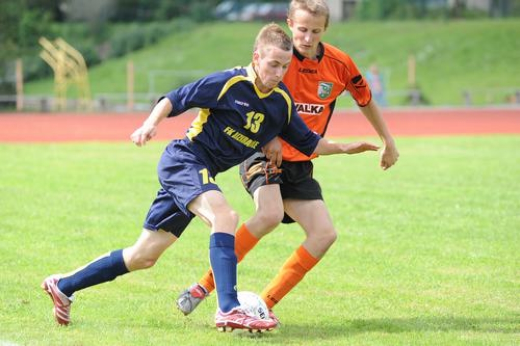 Veiksme aizkraukliešiem. Vienīgo vārtu guvējs FK “Aizkraukle” uzbrucējs Artūrs Ivanovs. 