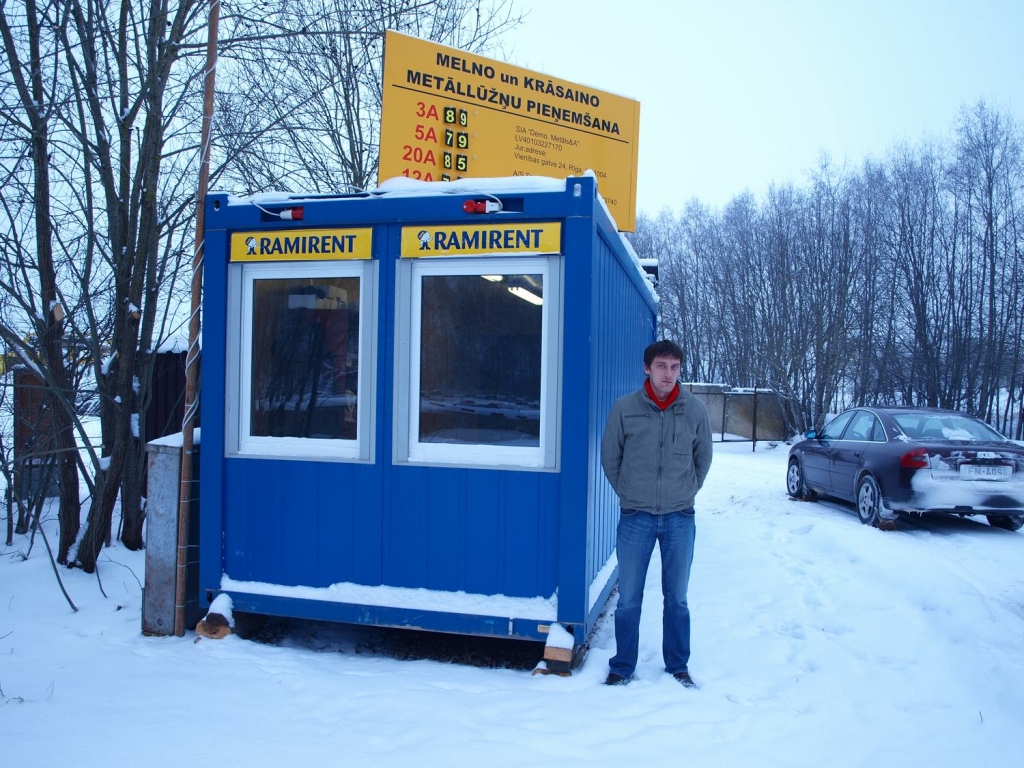 Metāllūžņu iepirkšana ir izdevīgs bizness — uzskata Arno Špors.