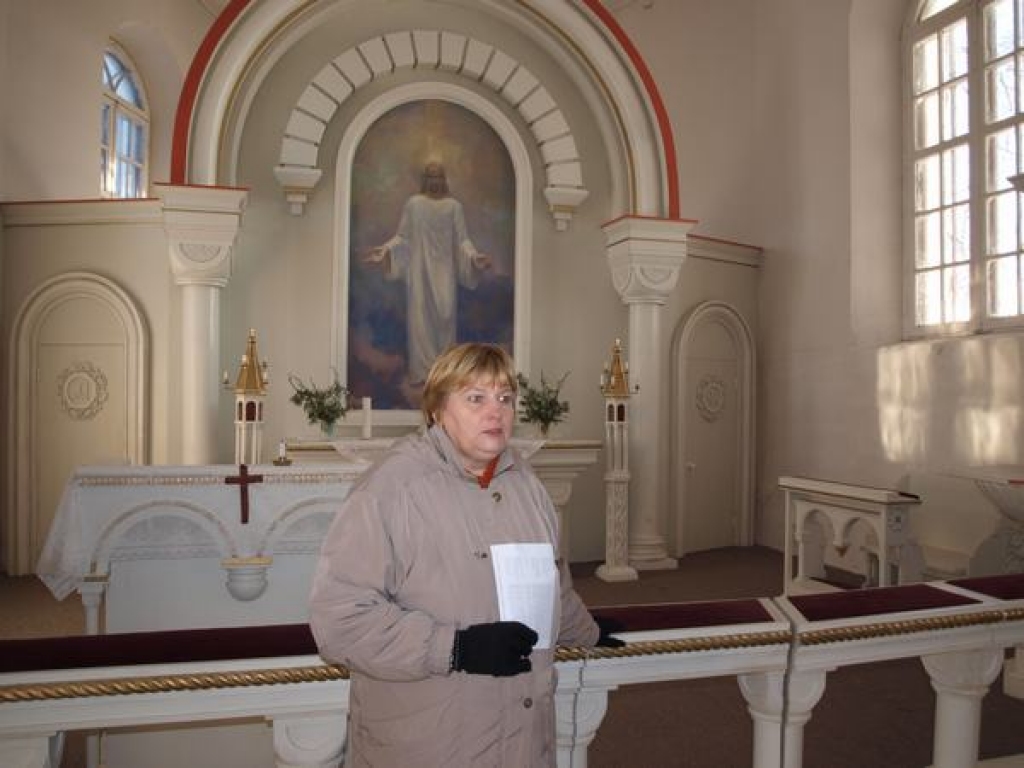 Baznīca būs skaistāka. “Darba daudz, bet mēs to paveiksim,” saka valliete Diāna Ruģele.  