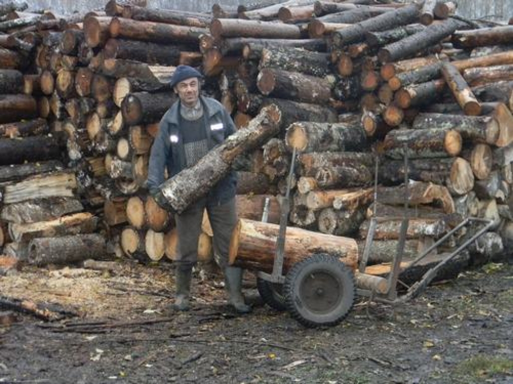 Visai ziemai nepietiks! Gunārs Ambainis par kurinātāju strādā jau 15. sezonu. Viņaprāt, šoziem malkas nepietiks, būs jāpērk vēl.