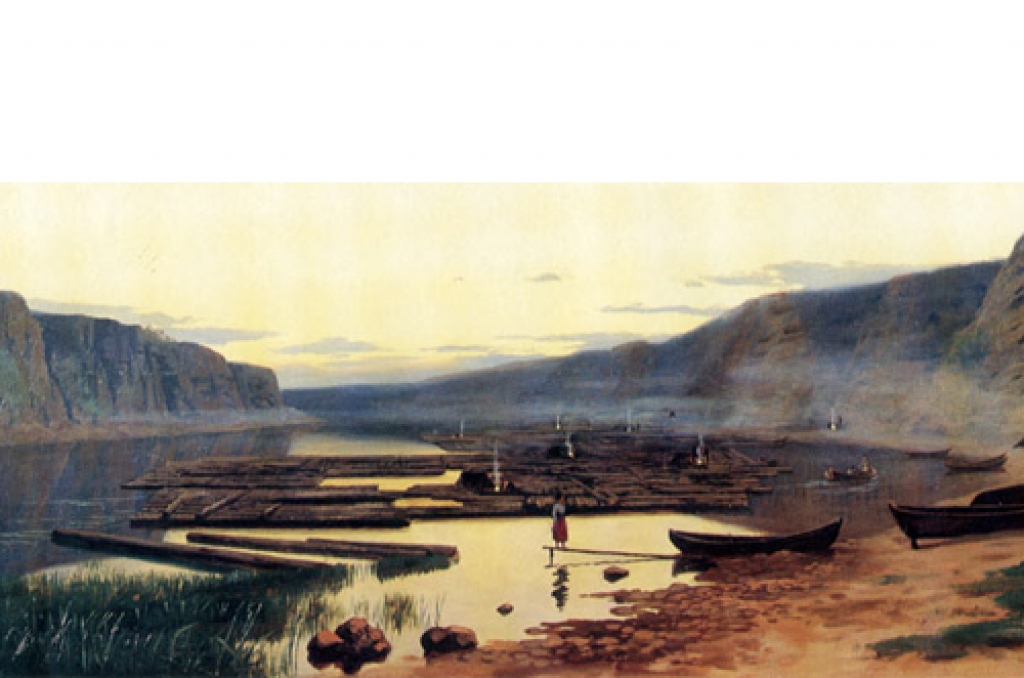 A. Borozovs. Daugava pie Pļaviņām. 1882. gads.
Autors: dabasretumi.lv