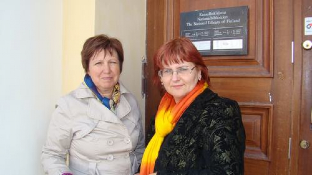 Spilgti iespaidi. Somijā un Igaunijā pieredzi guva arī Jaunjelgavas pilsētas bibliotēkas vadītāja Lolita Frīdmane (no kreisās) un Staburaga pagasta bibliotēkas vadītāja Iveta Ločmele. 