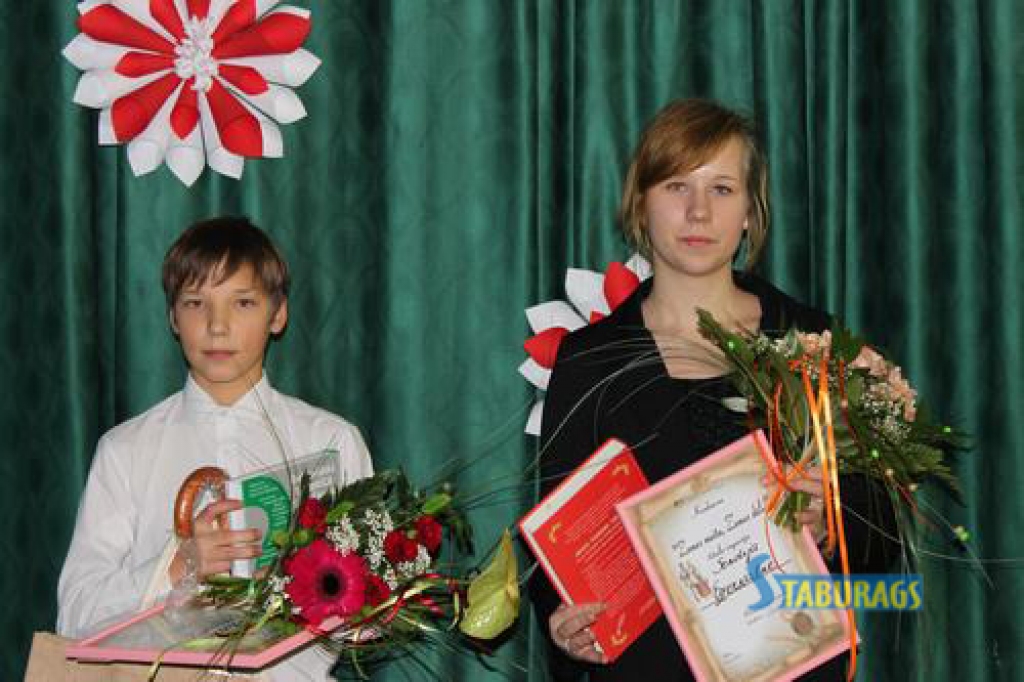 Uzvarētāji. Titulu “Zemes dēls” ieguva Bebru internātvidusskolas skolēns Matīss Mainieks, bet par “Zemes meitu” kļuva Bebru pamatskolas skolniece Sendija Ezerkalne.    