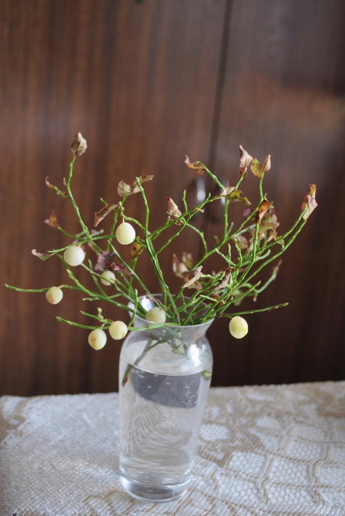 BALTAS — un tomēr mellenes. 