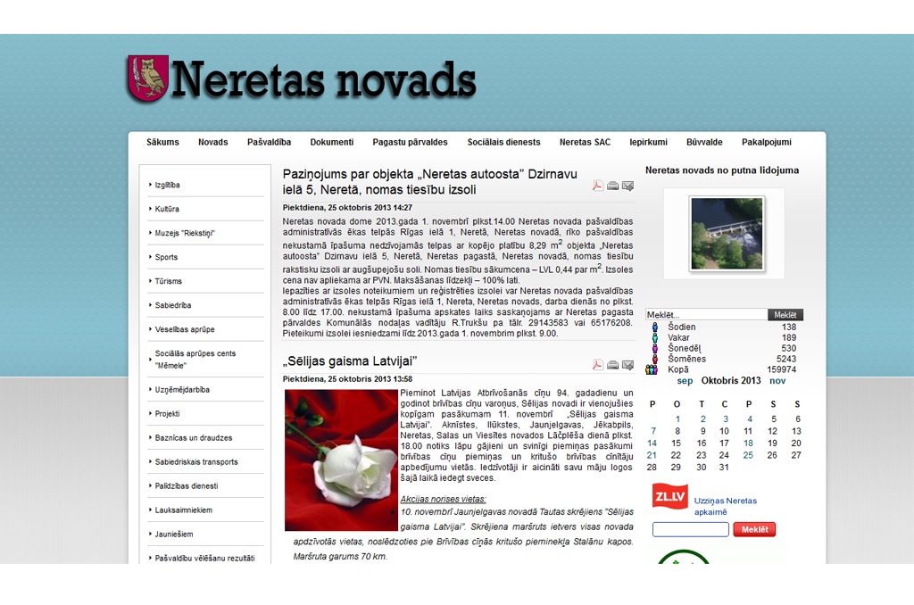 Autors: ekrānšāviņš no www.neretasnovads.lv