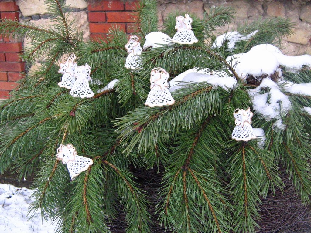 ZIEMASSVĒTKU BRĪNUMS. Ievas Striķes eņģeļi darināti ar mīļumu. 
Autors: Sandra Pumpure