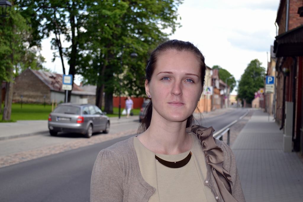 Marika Melnace, Jaunjelgavas  vidusskolas  12. klases skolniece.
Autors: Līga Patmalniece