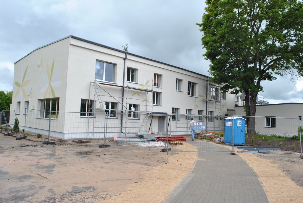 JAUNĀ VEIDOLĀ. Pēc remonta bērnudārzs “Ziediņš” mainījies arī vizuāli. 
Autors: Evita Apiņa