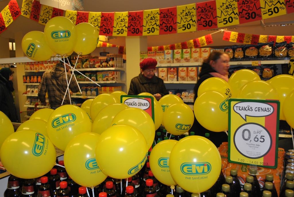 “Elvi” veikalos Latvijā ražotās preces izcels īpaši.  
Autors: no “Staburaga” arhīva