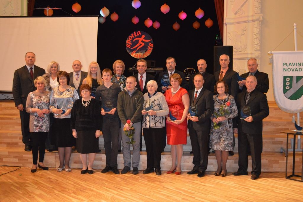 Pļaviņu novada aktīvākie sporta dzīves veidotāji.
Autors: Sandris Stūris