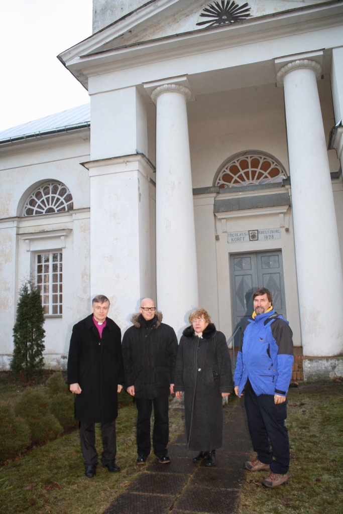 GANDARĪJUMS par paveikto ir Eināram Alpem (no kreisās), Haraldam Bietem, Anitai Caunītei un Agnim Zariņam. 
Autors: Sandra Pumpure