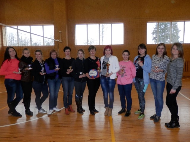 Sacensību godalgoto vietu ieguvējas. 
Autors: no Vitas Liepiņas albuma 