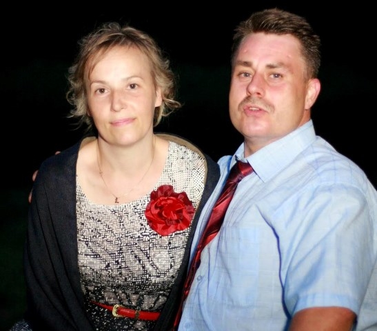 Pirmajā vietā — ģimene. Rolands kopā ar sievu Leldi. 
Autors: no Rolanda Gagaiņa albuma