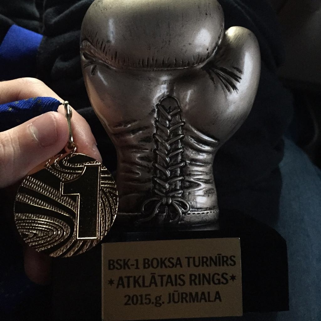 PIRMAIS KAUSS — to atklātajā ringā “Jūrmala 2015” ieguva Silvestrs Anrijs. 