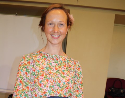 VIENA NO SKOLAS DIBINĀTĀJĀM. “Mēs interesentiem rīkojam seminārus par tēmu, kā dibināt skolu. Tas nav viegli, bet ir izdarāms,” saka Kristīne Liberta. 
Autors: Guna Mikasenoka