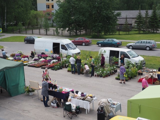 Pirmais mēģinājums. Tirdziņš pie Aizkraukles universālveikala izvērtās veiksmīgs. Cerams, ka arī nākamie būs tikpat kupli apmeklēti.                                                                                                                                 
Autors: Gatis Dzenis