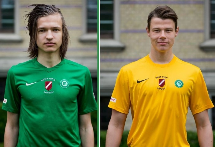 Talantīgs spēlētājs. Ingars Stuglis(pa kreisi)  no Seces iekļauts Latvijas futbola U-21 valstsvienības sastāvā. 

Autors: publicitātes 