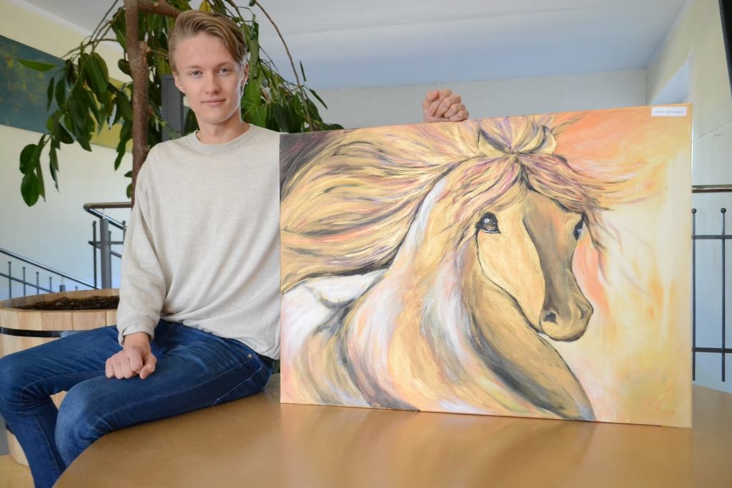 Dāvana skolai. Dāvids Zaķis un viņa “Zelta zirgs”.
Autors: Imants Kaziļuns