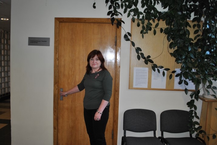 UZKLAUSĪS VIENMĒR. Inta Sīpola teic, ka arodorganizācija uzņēmumā vienmēr cilvēkiem ir atvērta. 
Autors: Sandra Pumpure