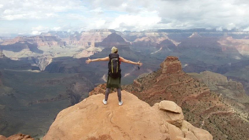 Lielais kanjons. Ceļotāji atzīst — neko skaistāku dabā savā dzīvē nav redzējuši.
Autors: no personīgā albuma