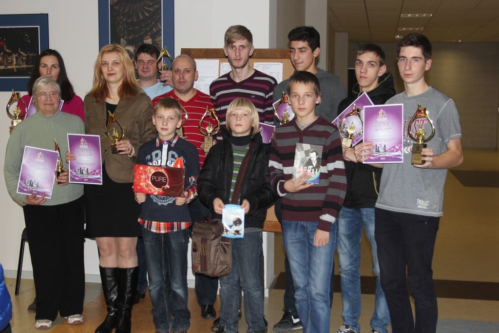 Turnīra uzvarētāji. 	

Autors: Anitas Luckānes foto