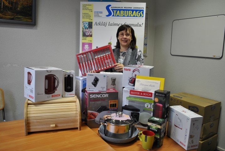 Abonementu izlozei esam sagādājuši daudz vērtīgu un saimniecībā noderīgu lietu.
Autors: Imants Kaziļuns