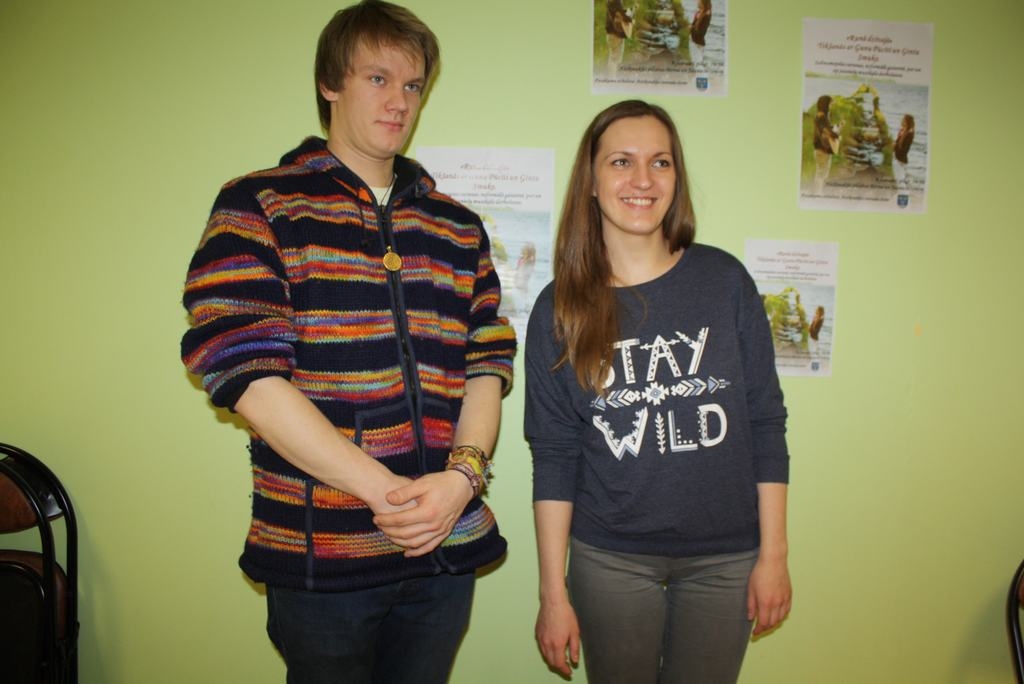 Guna Pūcīte un Gints Smukais.