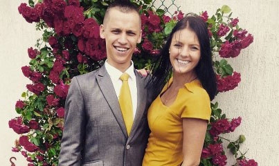 Jaunie uzņēmēji no Skrīveriem Baiba un Kristaps. 	
Autors: no personīgā albuma