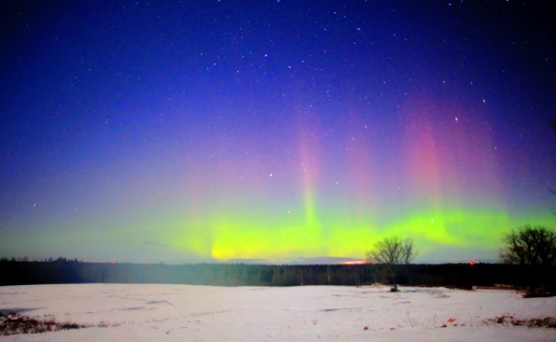 DABAS IZRĀDE. Ziemeļblāzma Pļaviņu apkaimē. 	
Autors: Guntis  Grandāns