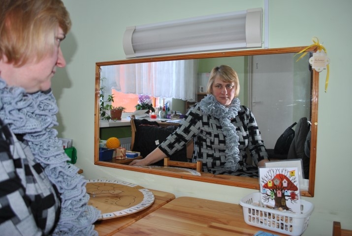 Darba kabinetā. Logopēdei Dacei Liepai svarīgi, lai bērns uz nodarbību nāk labā garastāvoklī, tad panākumi noteikti būs!
Autors: Inga Patmalniece