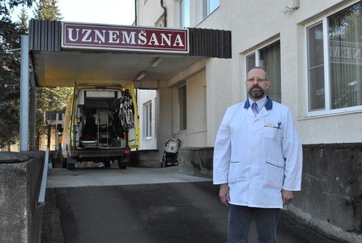 Imants Balodis, Jēkabpils reģionālās slimnīcas uzņemšanas nodaļas vadītājs.
Autors: Līga Patmalniece