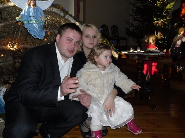 VISI TRĪS KOPĀ.  Samantas kristības.
Autors: no Signes albuma