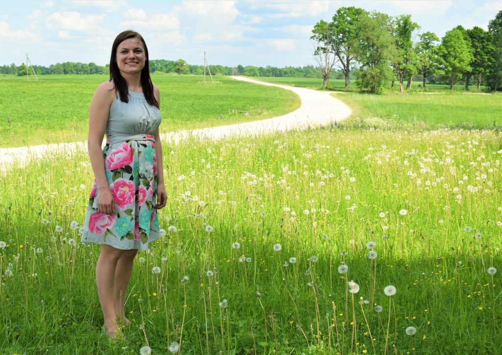 Ceļa sākumā. Līga, kā vienmēr, ar smaidu un optimismu.
Autors: Līga Patmalniece