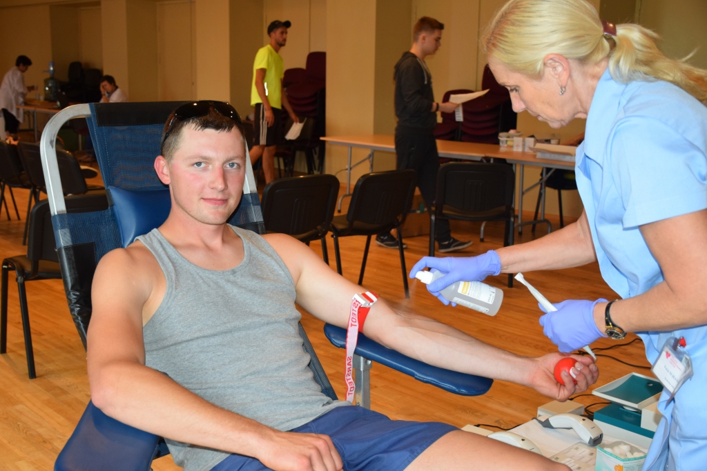 Artūrs Ciematnieks no Aizkraukles asins donors ir jau 10. reizi. 