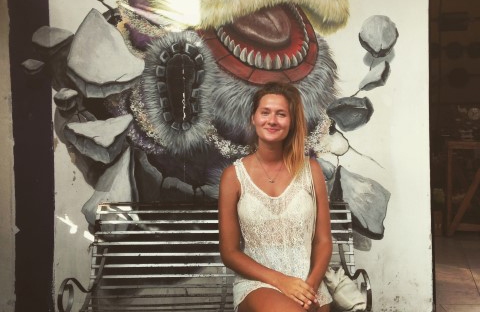 Pasaules pilsone. Dārta Liepkalne vienā no saviem ceļojumiem Penangas salā Malaizijā, kur nodzīvoja mēnesi.
Autors: no Dārtas albuma