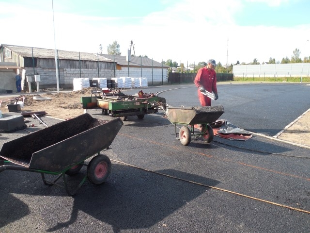 ATBILSTOŠS PRASĪBĀM būs jaunais stadiona skrejceļš. 
Autors: Sandra Pumpure