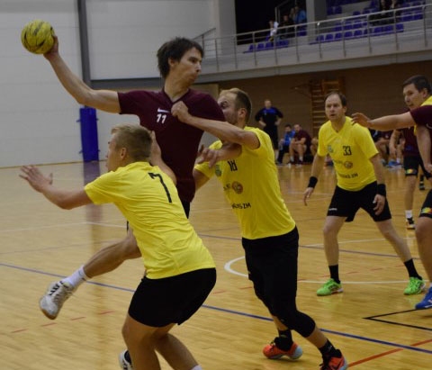 Vārti! Artūrs Beļūns vairākkārt izlauzās cauri pretinieku aizsardzībai un guva vārtus.
Autors: Viesturs Kaktiņš