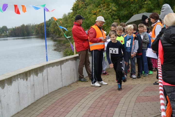 SKRĒJIENĀ AR PRIEKU devās gan mazi, gan lieli dalībnieki. 
Autors: Sandra Pumpure
