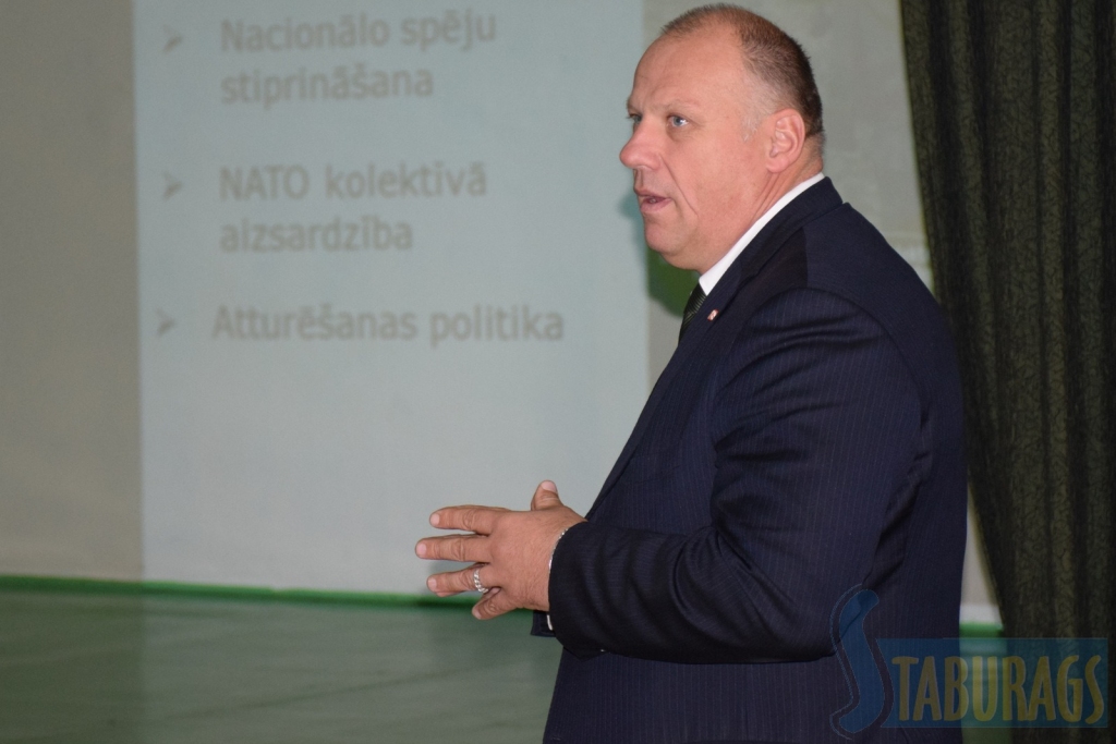Aizsardzības ministrs Raimonds Bergmanis.
Autors: Imants Kaziļuns