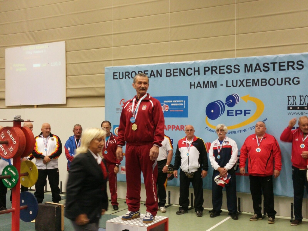 Jevgēņijs Vorobjovs - zelta medaļas ieguvējs.
Autors: Pauerliftinga federācija