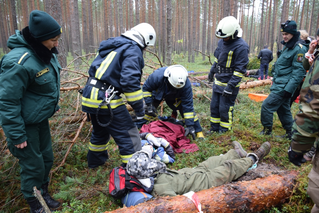 Glābšanas darbus veica un cietušos no meža iznesa VUGD Zemgales reģiona pārvaldes Aizkraukles posteņa vīri Kaspara Ļebedeva vadībā. Pirmo palīdzību sniedz izsauktie Neatliekamās medicīniskās palīdzības dienesta mediķi.
Autors: Guna Skaistkalne