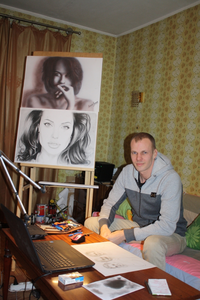 ZĪMĒŠANAS DARBNĪCA Reinim šobrīd ir dzīvoklī, bet viņam ir sapnis par savu mākslas studiju.