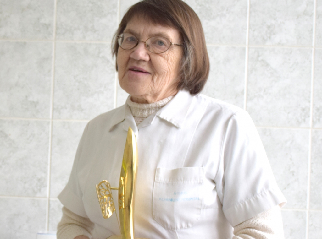 GODAM PELNĪTA. Nozīmīgā balva Melitai Strazdiņai ir pacientu pateicība par rūpēm un atbalstu.
Autors: Sandra Pumpure